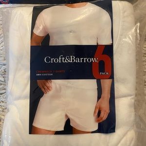 Men's XXL- 6- pack- COTTON CREW NECK T-SHIRTS